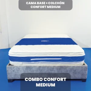 Cama Base con Colchón Confort medium